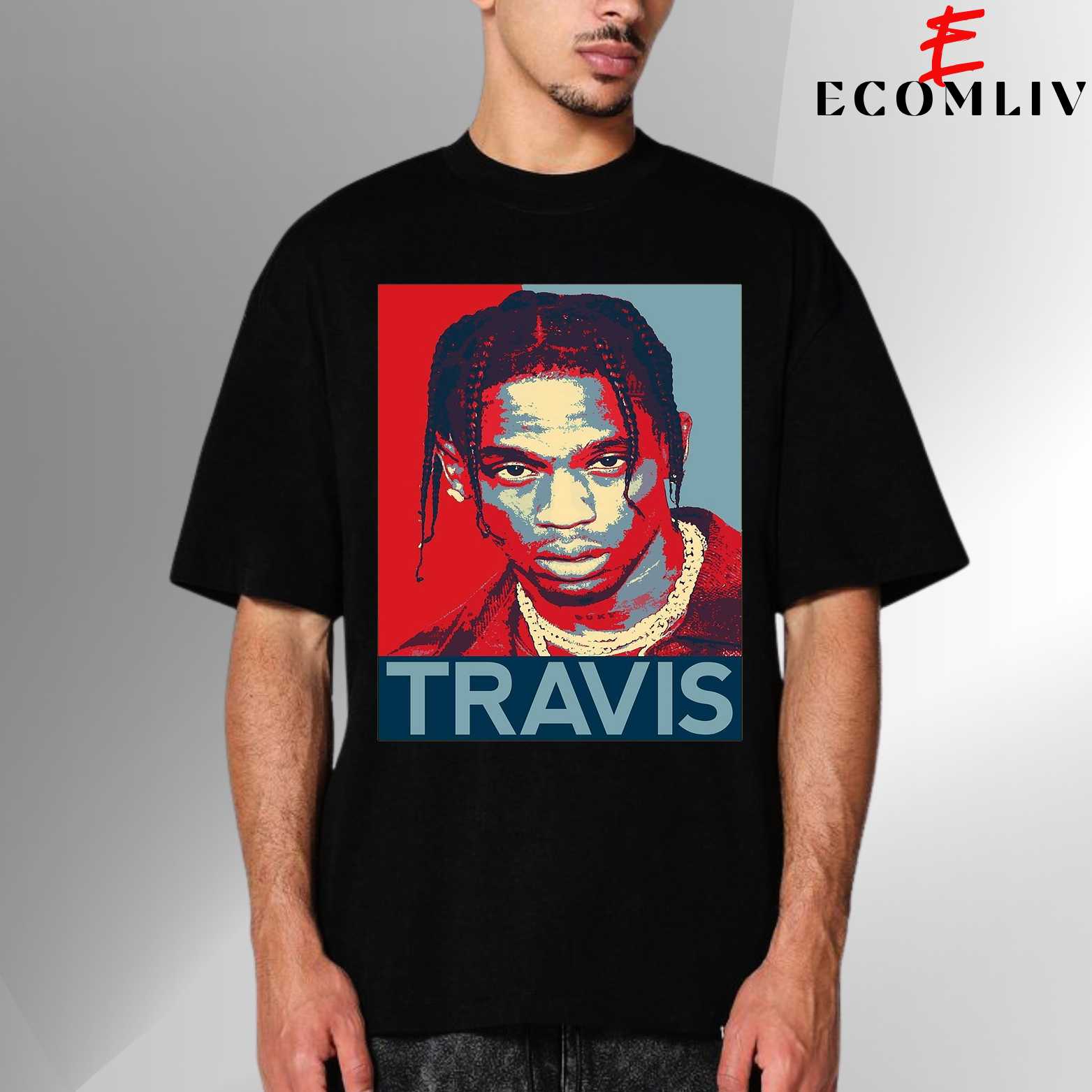 Travis Scott Retro Shirt, Unisex T Shirt, Streetwear Rap Merch, Fan Collector Gift